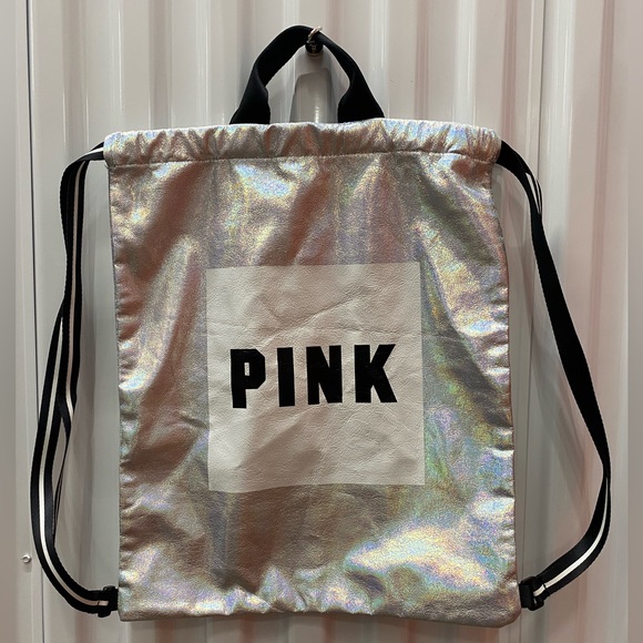 Handbags - Victoria Secret Pink Metallic backpack